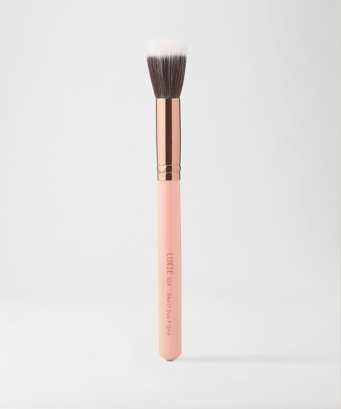 Luxie Beauty - 524 Small Duo Fibre: Rose Gold