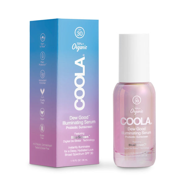 Coola - Dew Good Illuminating Serum Probiotic Sunscreen SPF 30 1.15 fl oz/ 35 ml