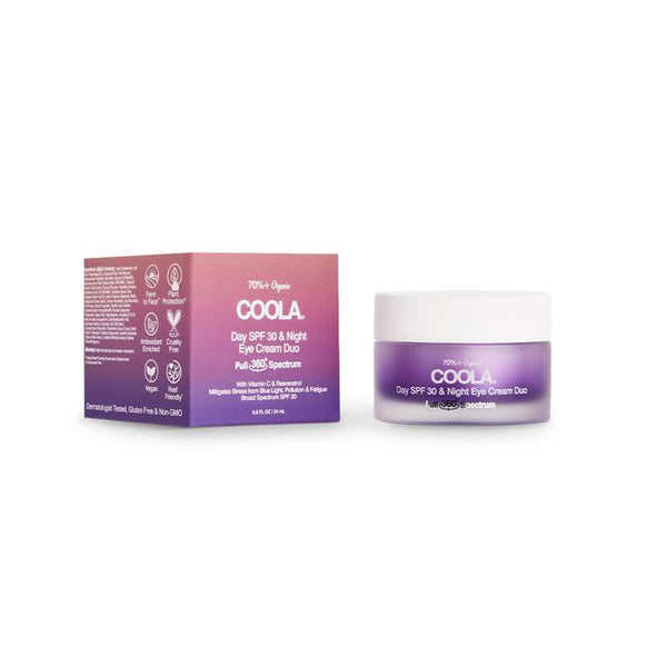 Coola - Full Spectrum 360° Day SPF 30 & Night Organic Eye Cream Duo 0.8 fl oz/ 22 ml