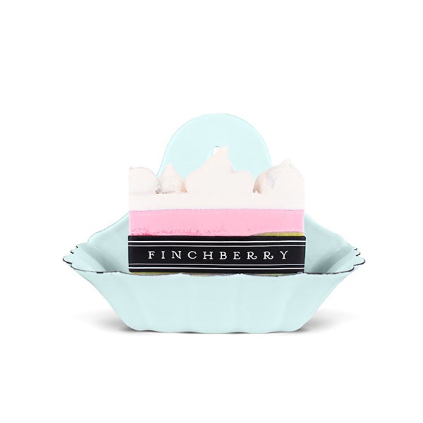 FinchBerry - Scalloped Enameled Metal Soap Dish
