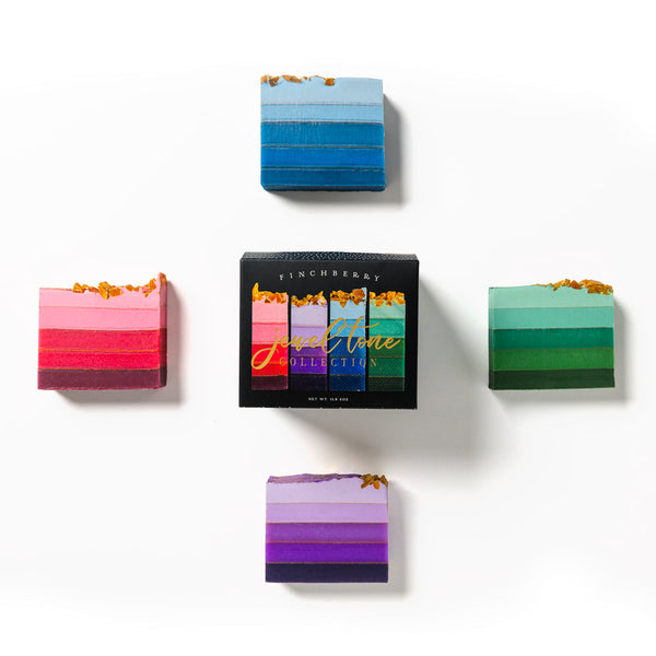 FinchBerry - 4-Bar Gift Box: Jewel Tone Collection