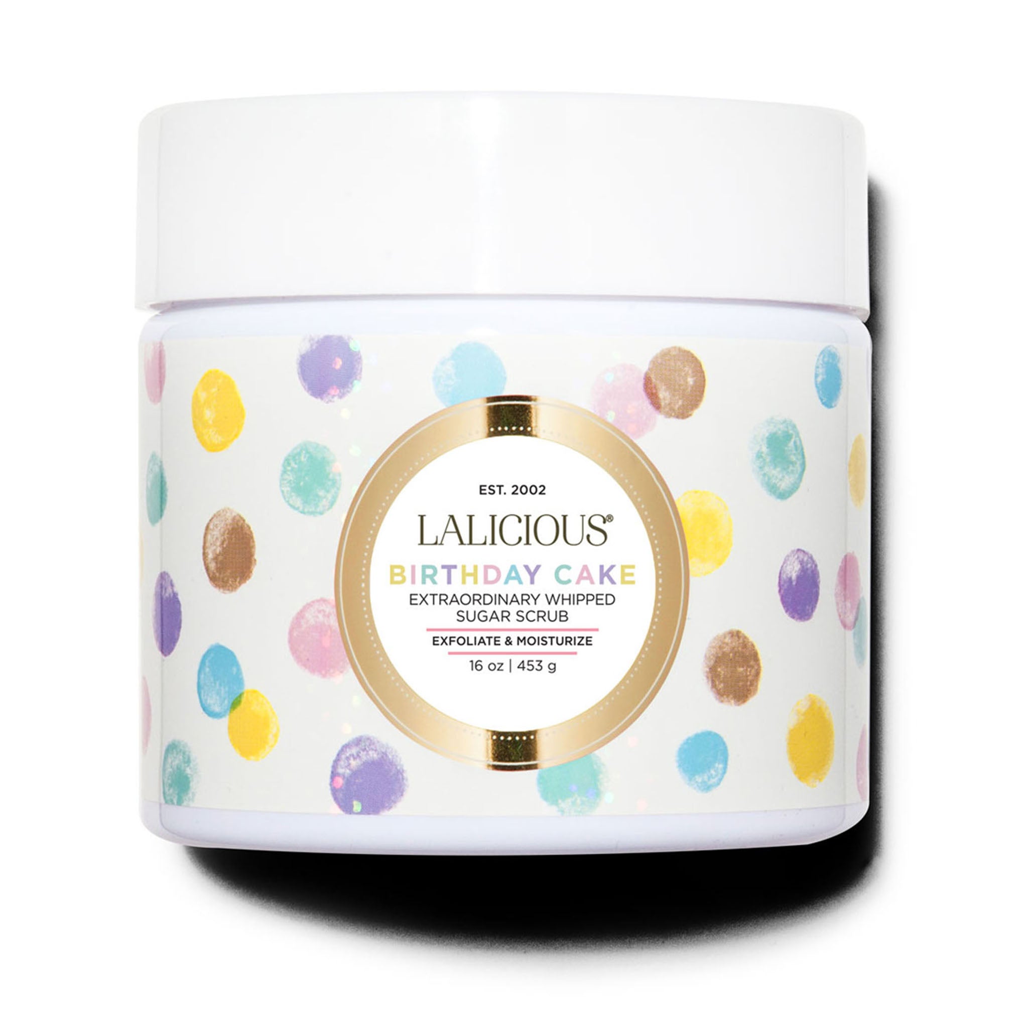 Lalicious - Pastel de cumpleaños Scrub de azúcar 16 OZ / 453 G