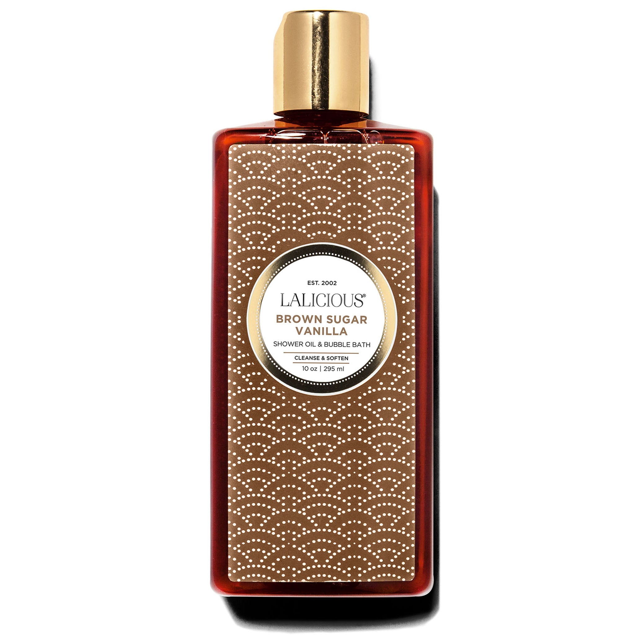 Lalicious - Agua de vainilla de azúcar marrón Oil y baño de burbujas 10 FZ / 295 ml