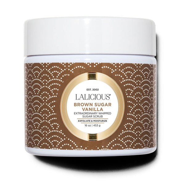 LALICIOUS - Brown Sugar Vanilla Sugar Scrub 16 oz/ 453 g