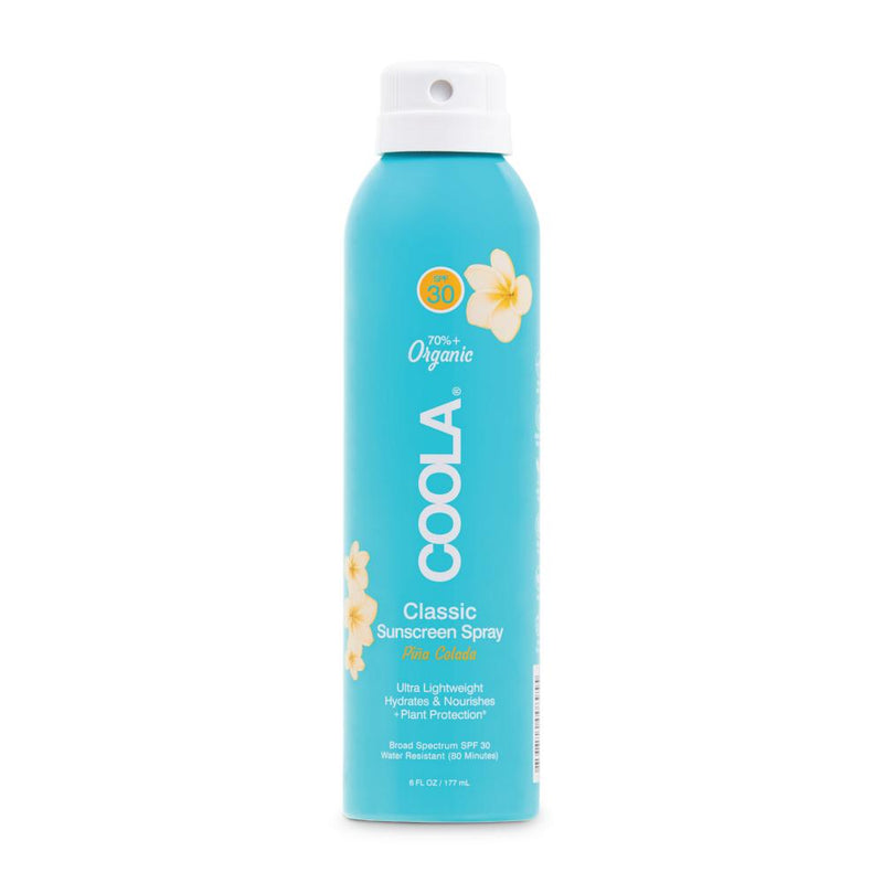 Coola - Classic Body Organic Sunscreen Spray SPF 30: Pina Colada 6 fl oz/ 177 ml