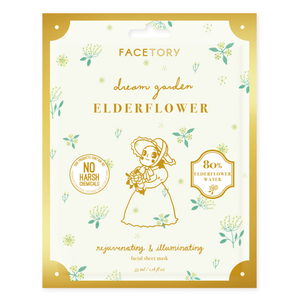 Facetory - Dream Garden Elderflower Hoja Máscara
