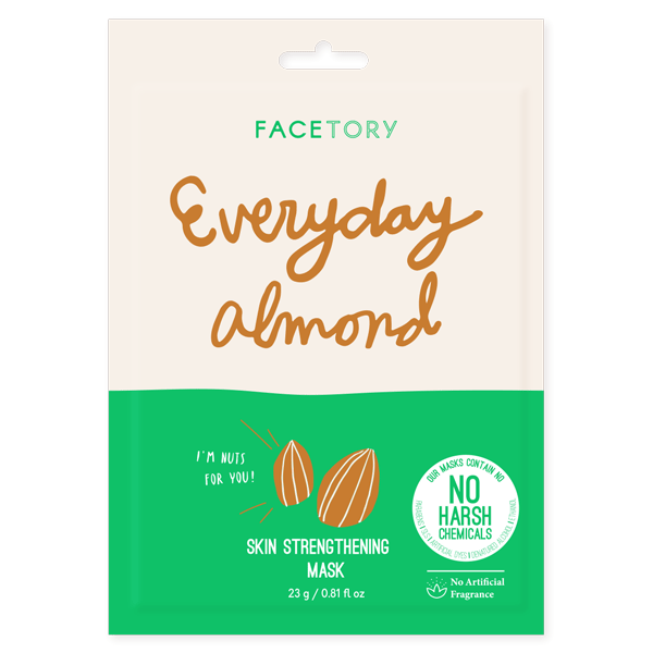 FaceTory - Everyday Almond Skin Strengthening Sheet Mask