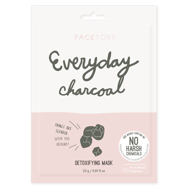 FaceTory - Everyday Charcoal Detoxifying Sheet Mask