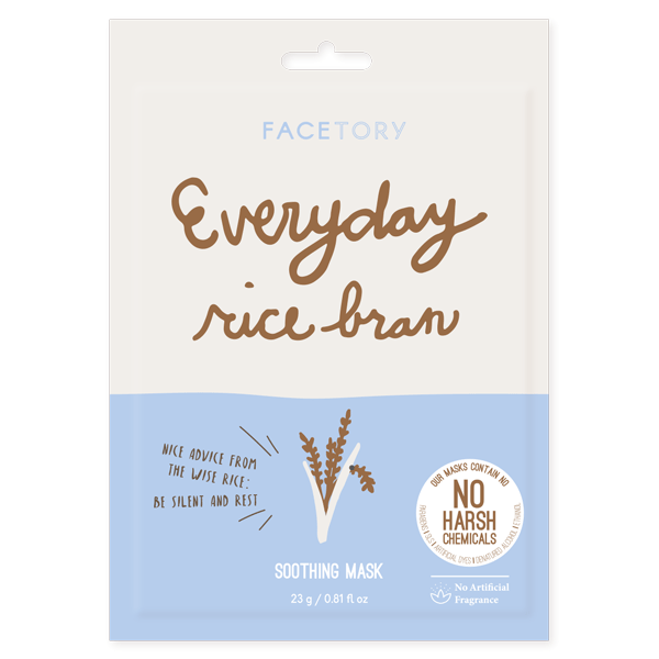 Facetory - Mascarilla calmante de la hoja de arroz