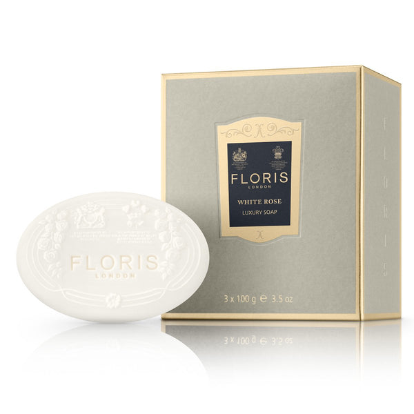 Floris London - White Rose Luxury Soaps 3 x 100 g/ 3.5 oz
