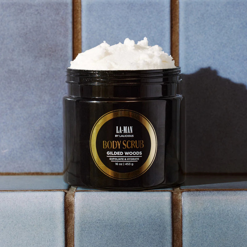 LALICIOUS - LA-MAN Gilded Woods Body Scrub 16oz 453g