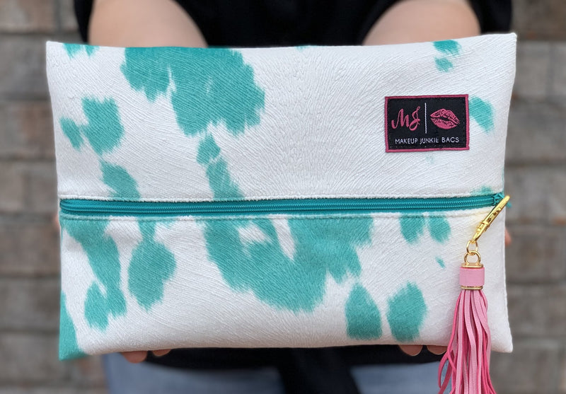 Makeup Junkie Bags - Bonnie and Hide Turquoise