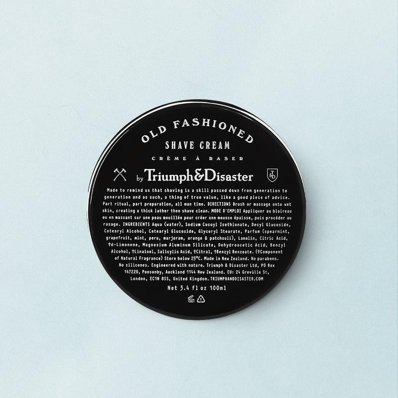 Triumph & Disaster - Old Fashioned Shave Cream 3.4 fl oz/ 100 ml Jar