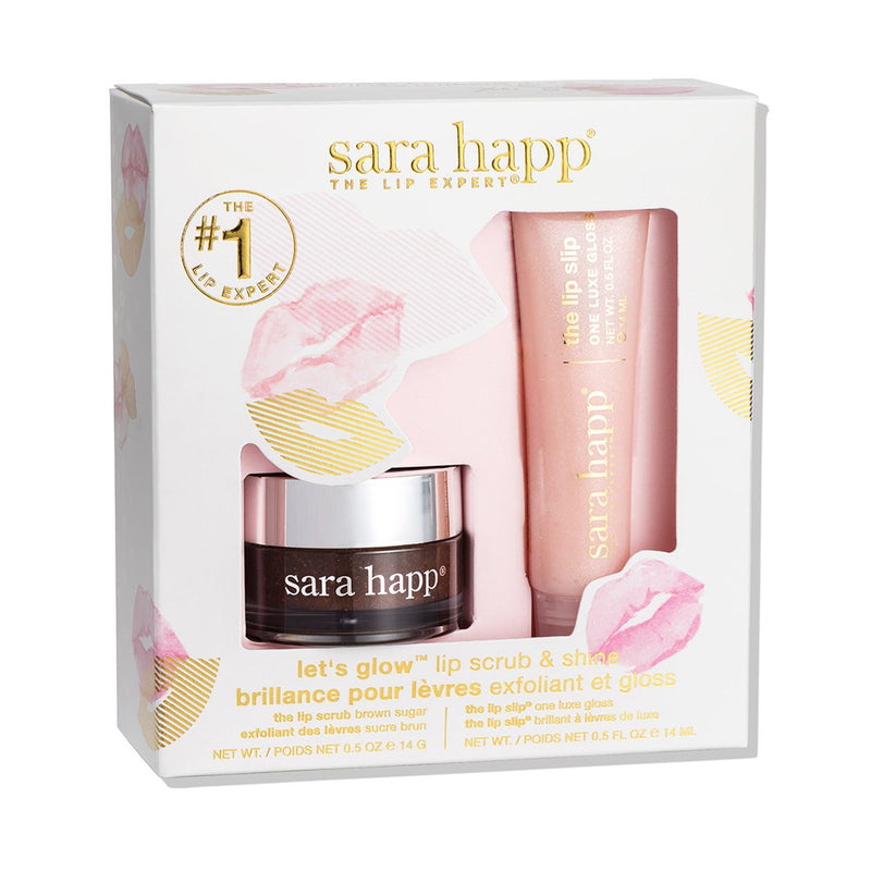 Sara Shapp - Let's Glow Lip Scrub & Shine Kit
