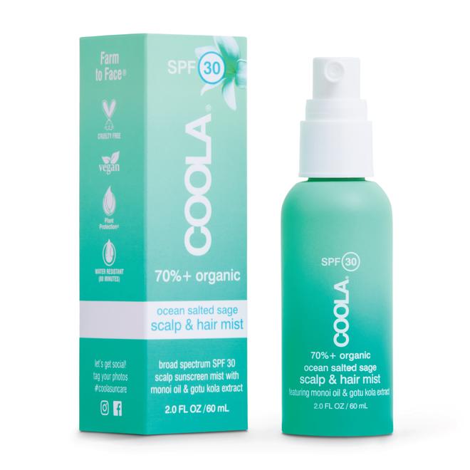 Coola - Scalp & Hair Mist Protector solar orgánico SPF 30 2 FL OZ / 60 ml